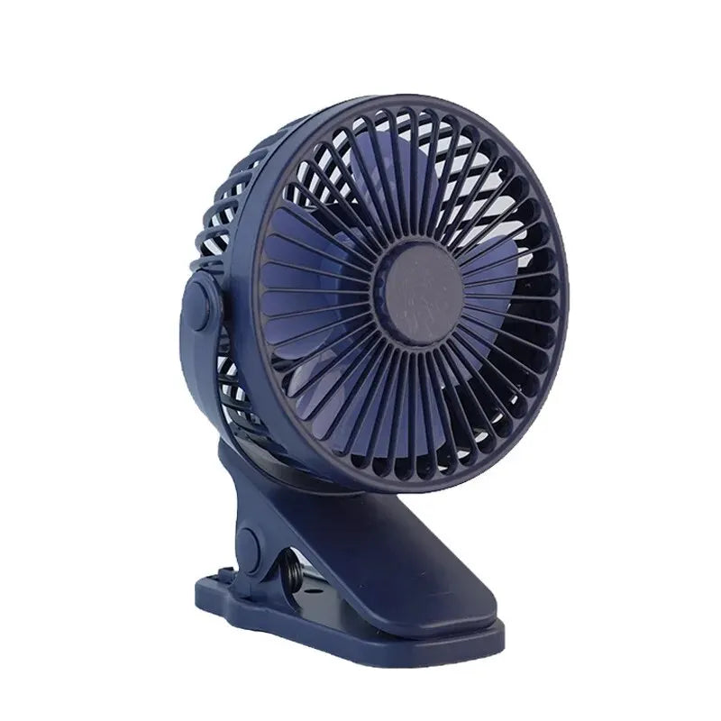 Mini Clip-On USB Fan – Silent & Portable Cooling for Home, Office & Travel