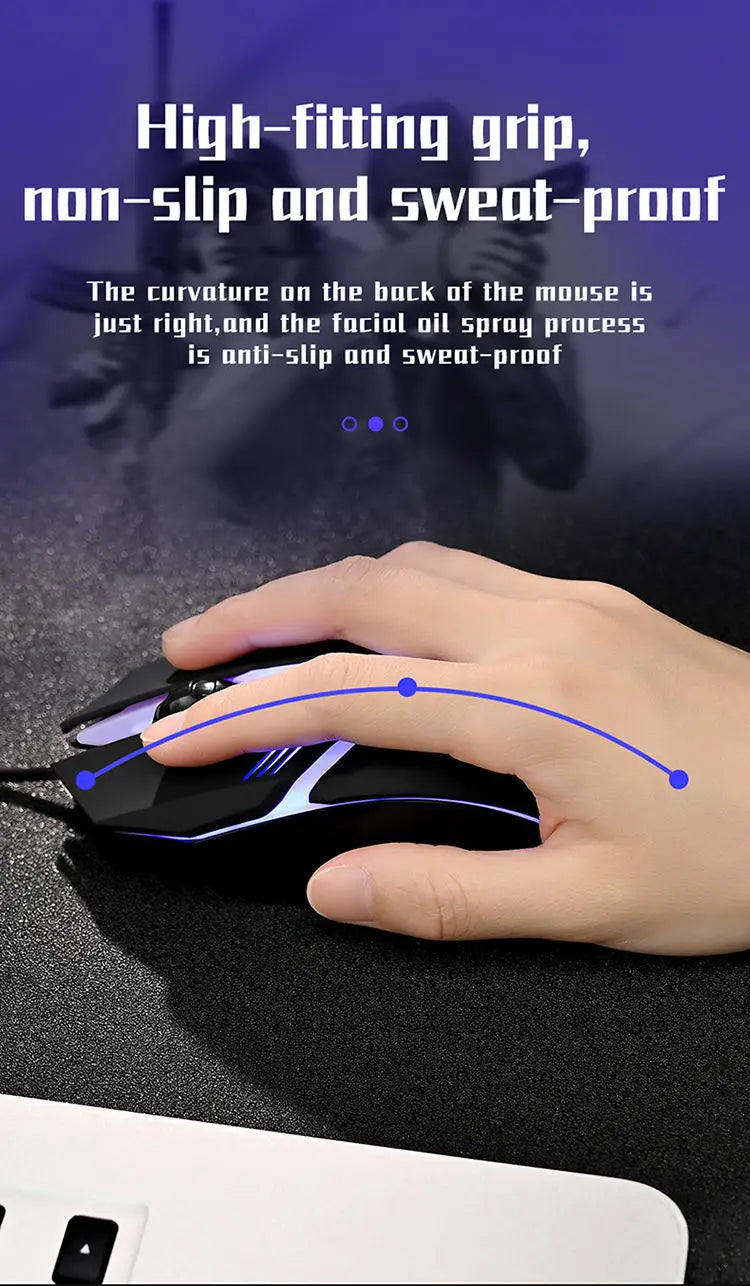 Exclusive Ergonomic Design Wired Gaming Mouse
