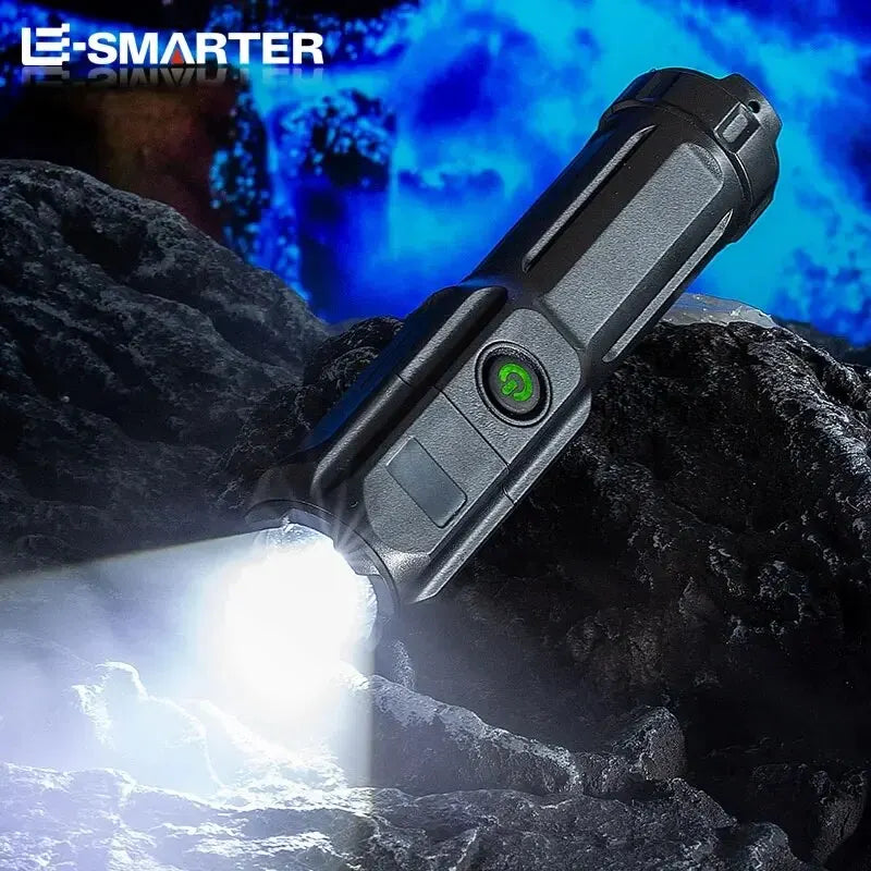 F15-T Rechargeable LED Flashlight – Portable & Waterproof for Outdoor Adventures