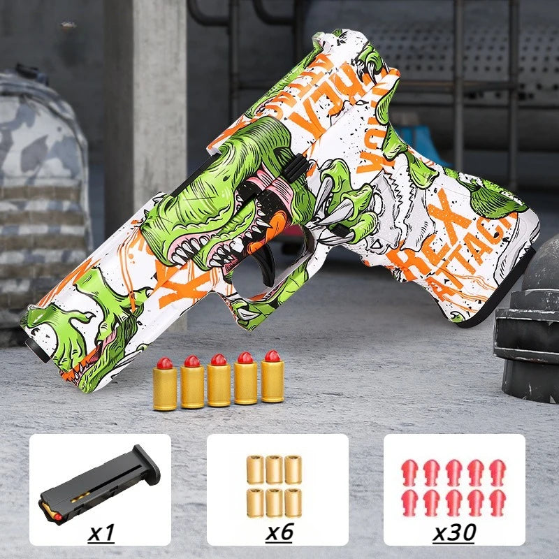 Super Soft Bullet Toy Gun – Realistic Shell Ejection & Manual Action!