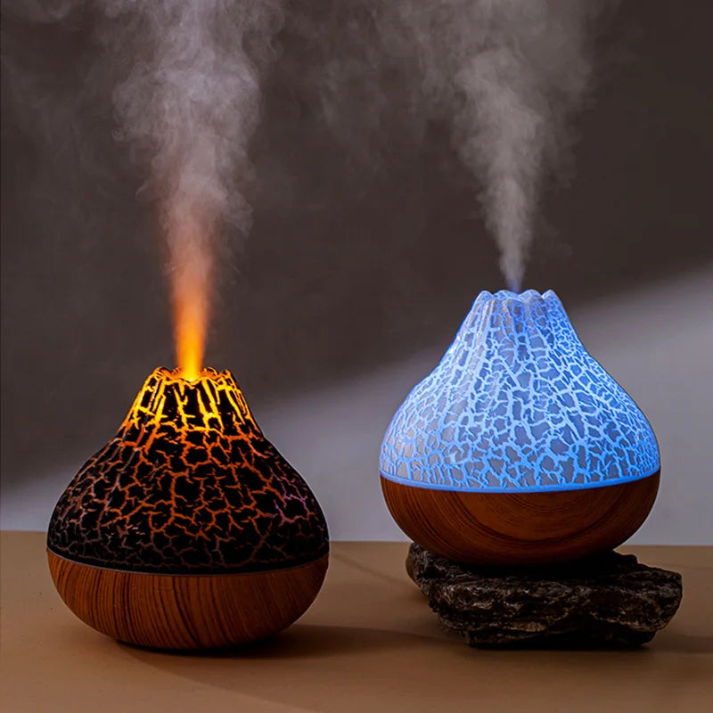 Volcano Air Humidifier with Colourful Ambient Night Light