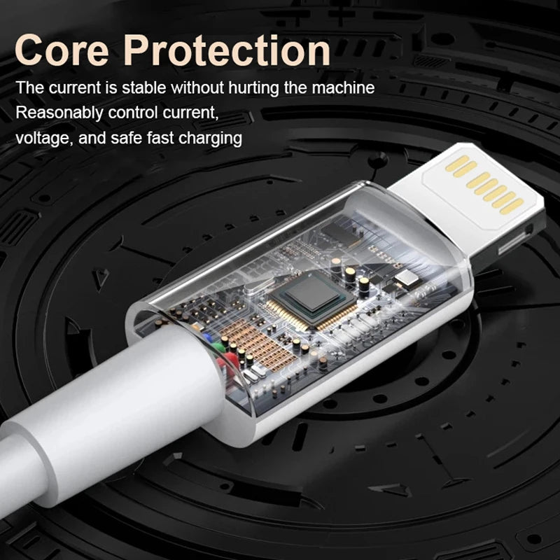 Câble de charge rapide PD 20 W – USB-C vers Lightning pour iPhone