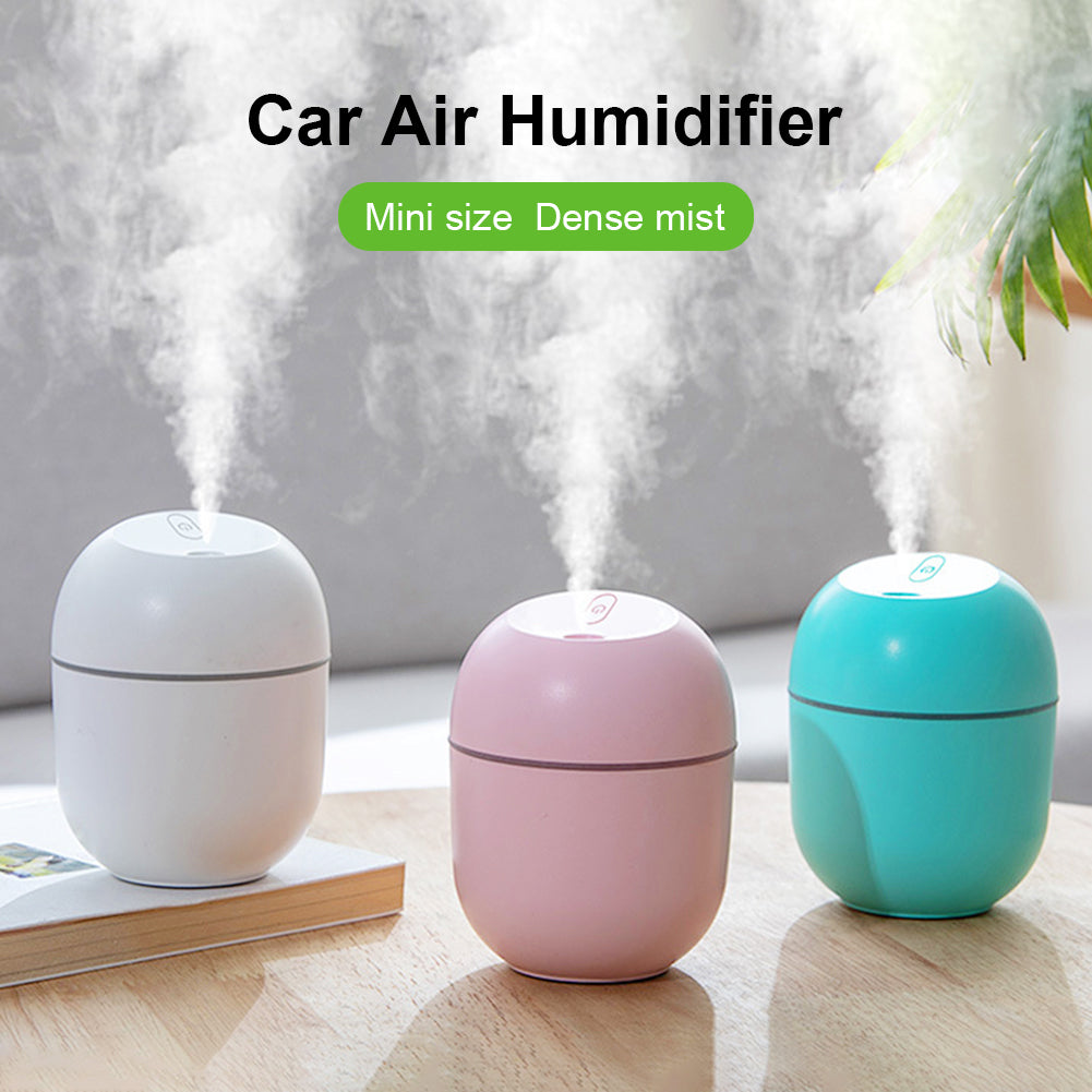 Minimalist Ultrasonic Air Humidifier with LED Lamp Romantic Light