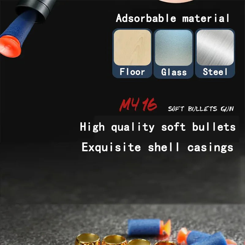 M416 Soft Bullet Toy Gun – Realistic Shell Ejection & Manual Bolt Action