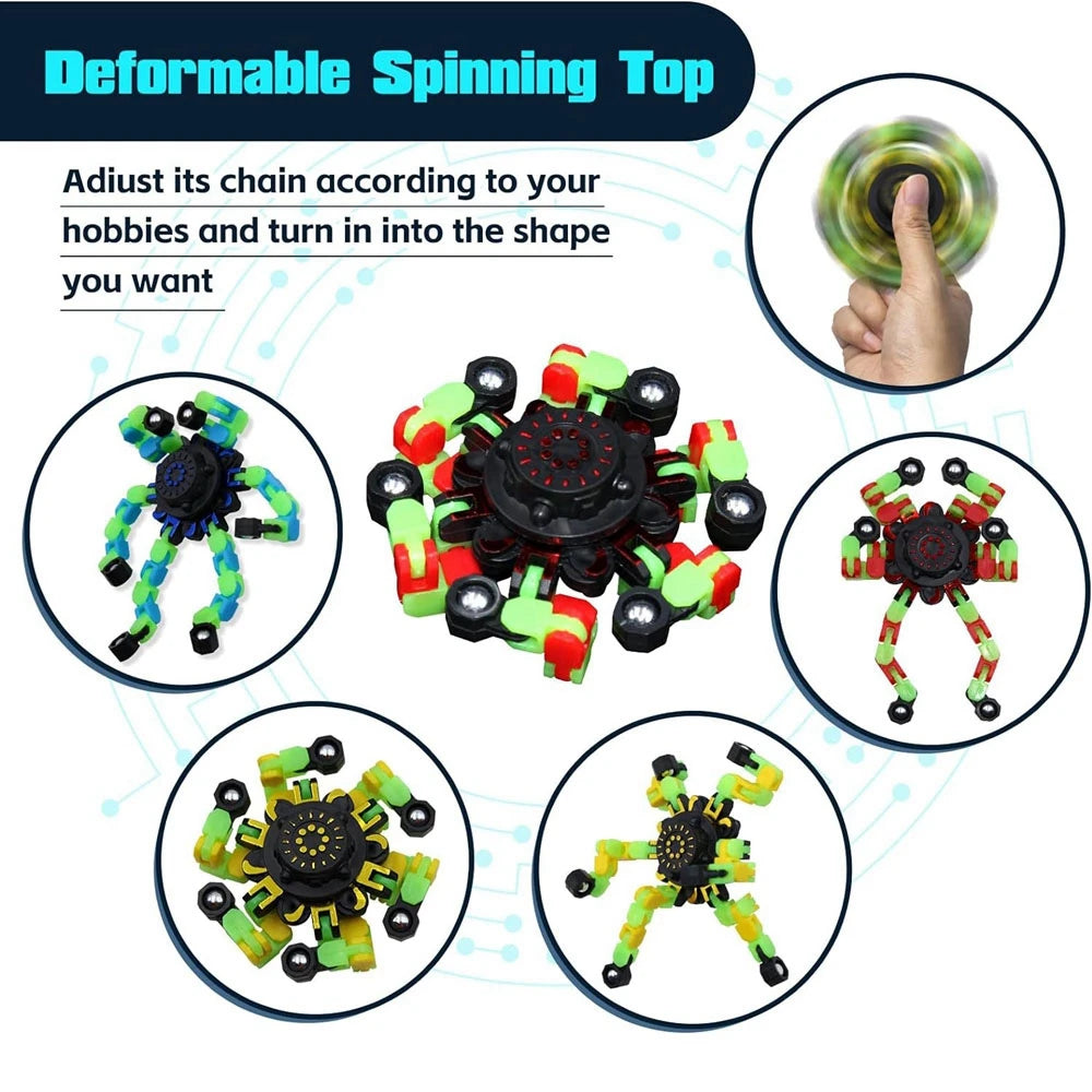 Glow in The Dark Robot Fidget Spinners