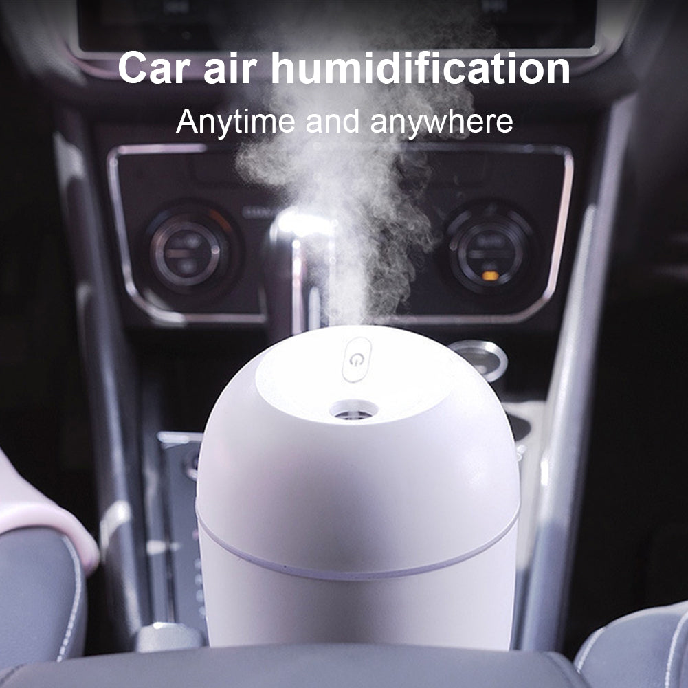 Minimalist Ultrasonic Air Humidifier with LED Lamp Romantic Light
