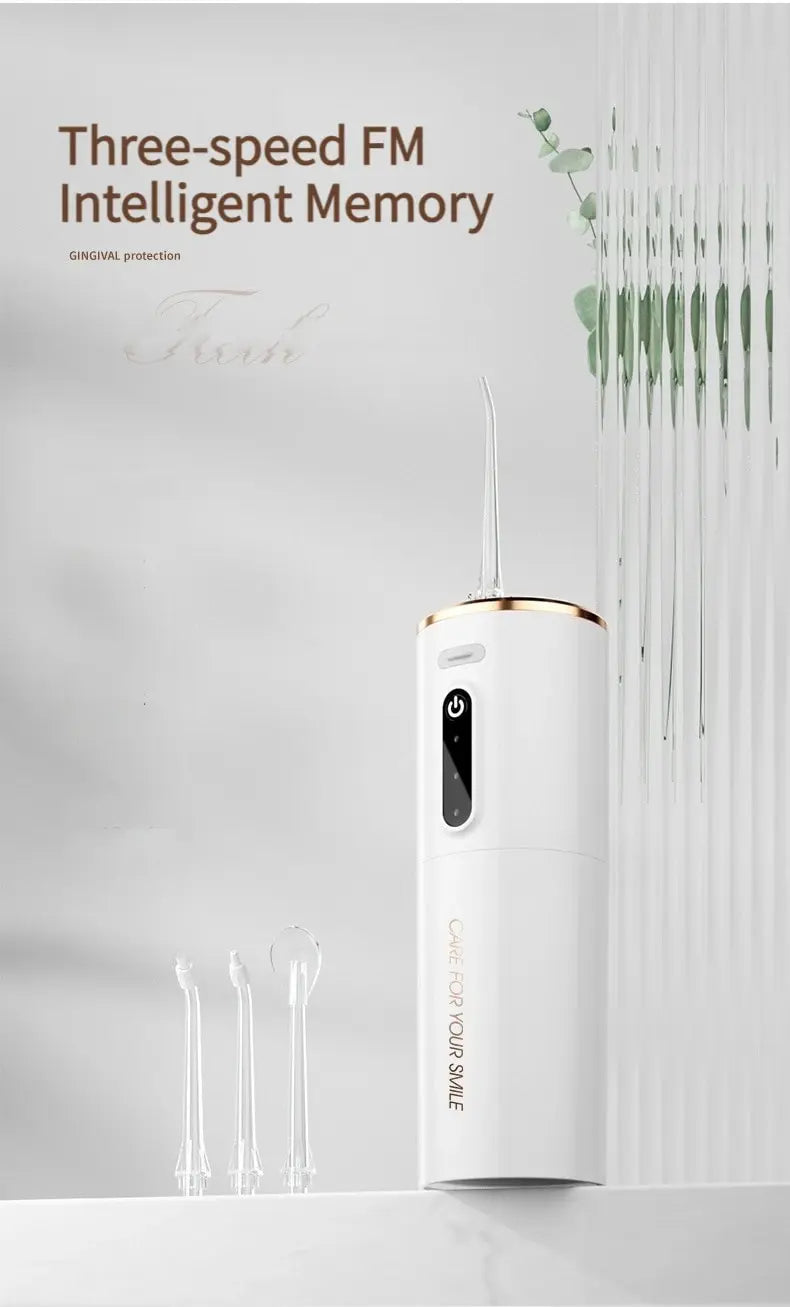 Portable Rechargeable Oral Irrigator – Deep Cleaning for a Healthier Smile!