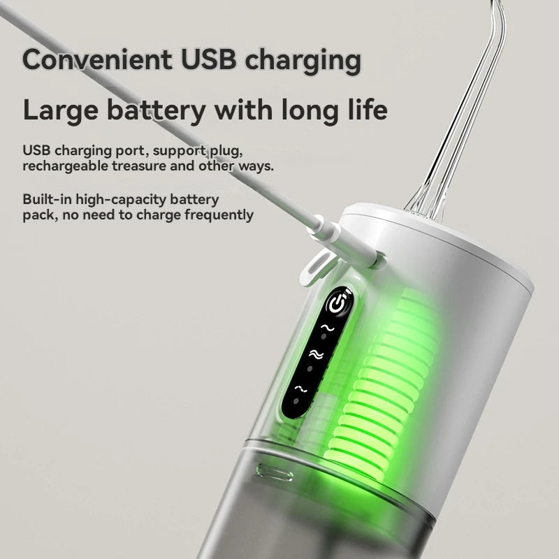 Portable Rechargeable Oral Irrigator – Deep Cleaning for a Healthier Smile!