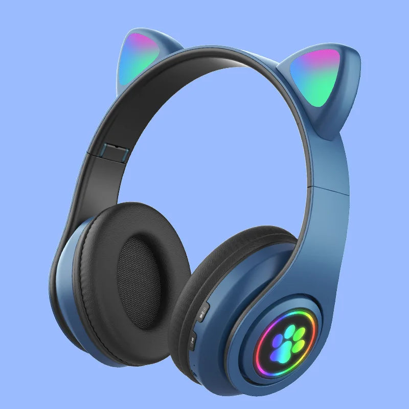 Casque Bluetooth oreilles de chat HAOMAI B39M