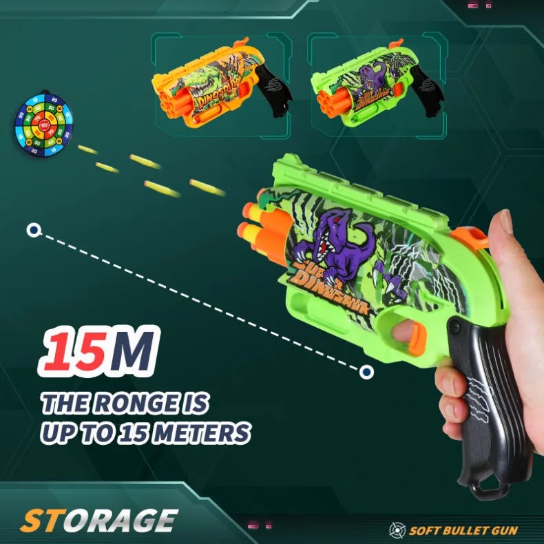 Graffiti Shark Soft Bullet Toy Gun β Safe & Fun Outdoor Action