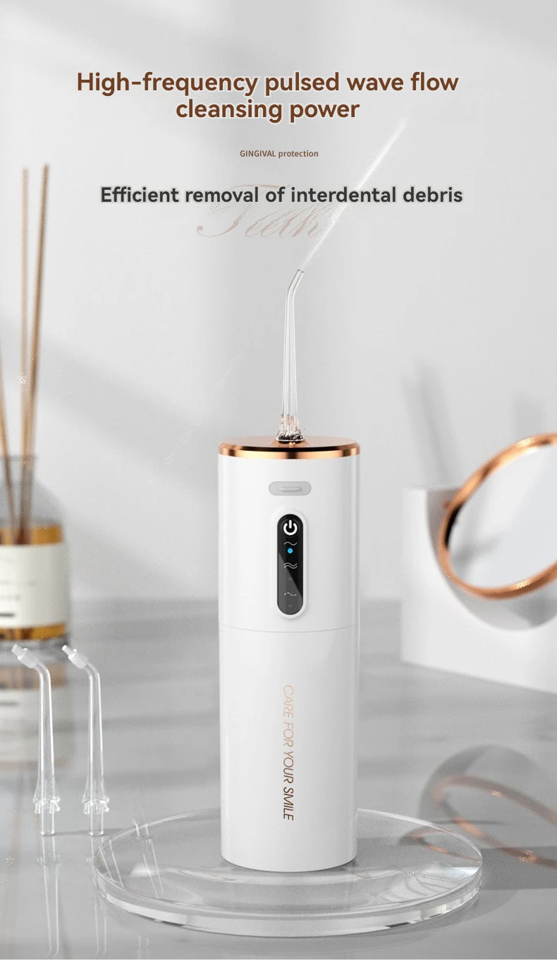 Portable Rechargeable Oral Irrigator – Deep Cleaning for a Healthier Smile!