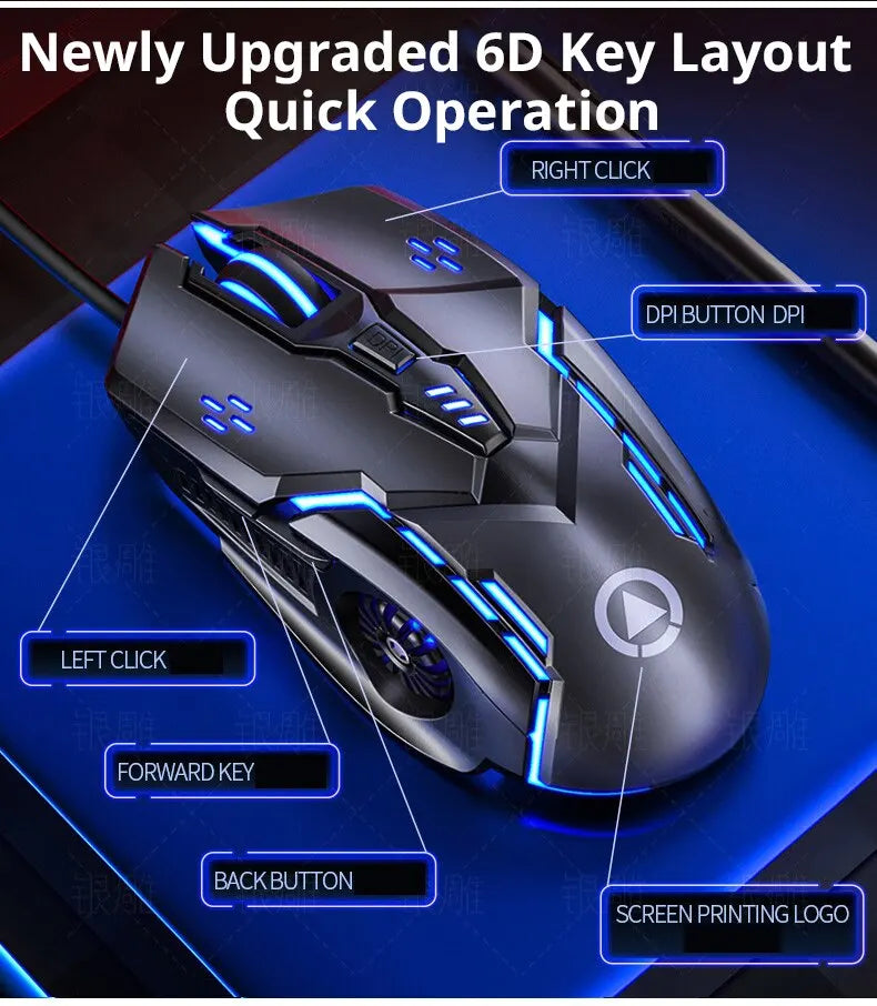 E-Sport Silver Eagle G5 Wired Mouse