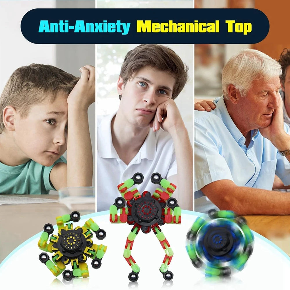Glow in The Dark Robot Fidget Spinners