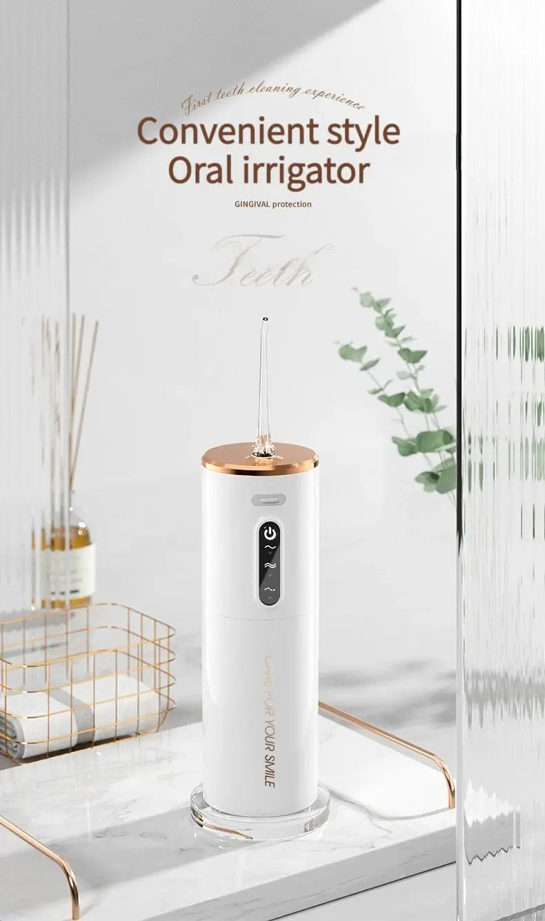 Portable Rechargeable Oral Irrigator – Deep Cleaning for a Healthier Smile!
