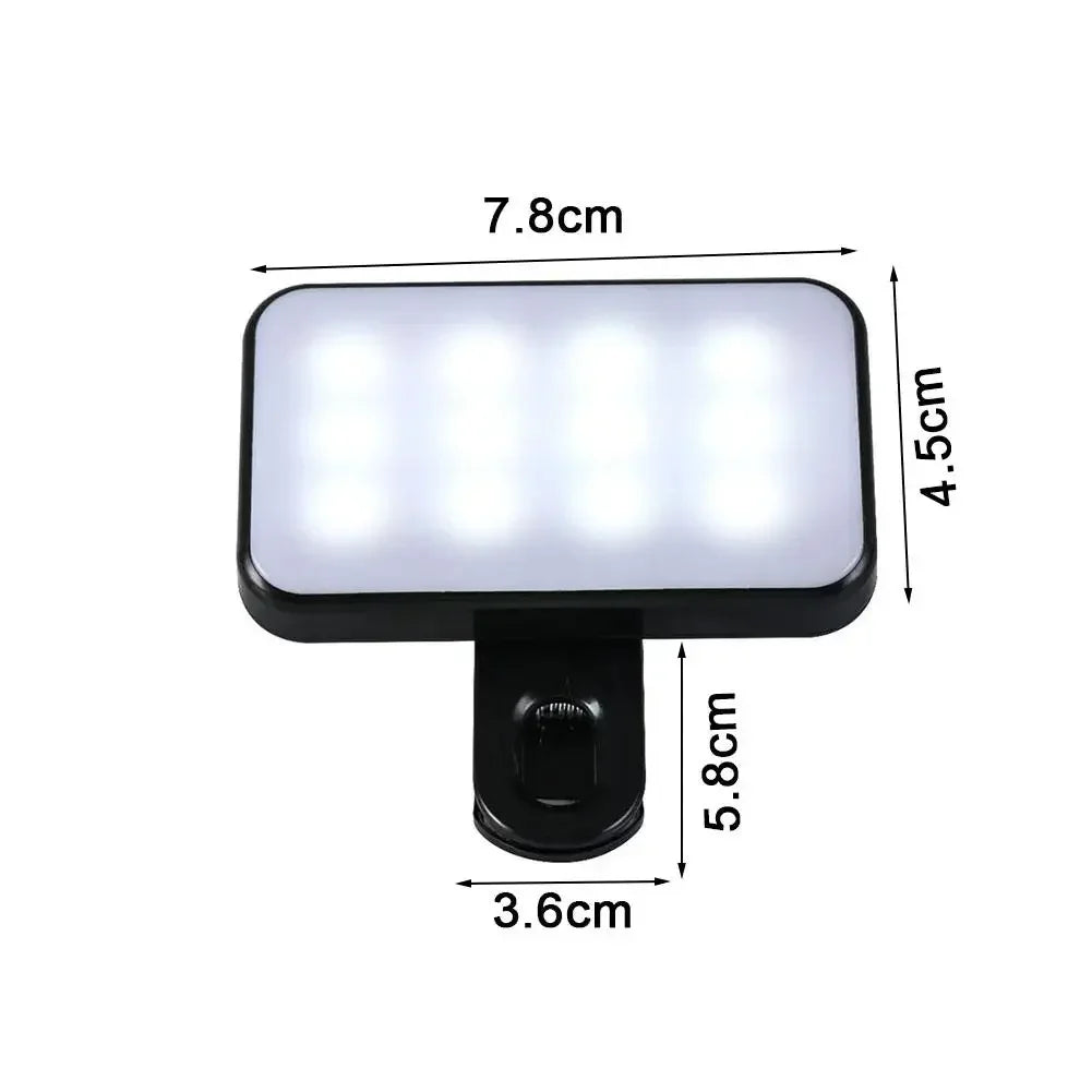 Pocket LED Tri-Colour Selfie Light – Perfect for Video Calls, Photos & More