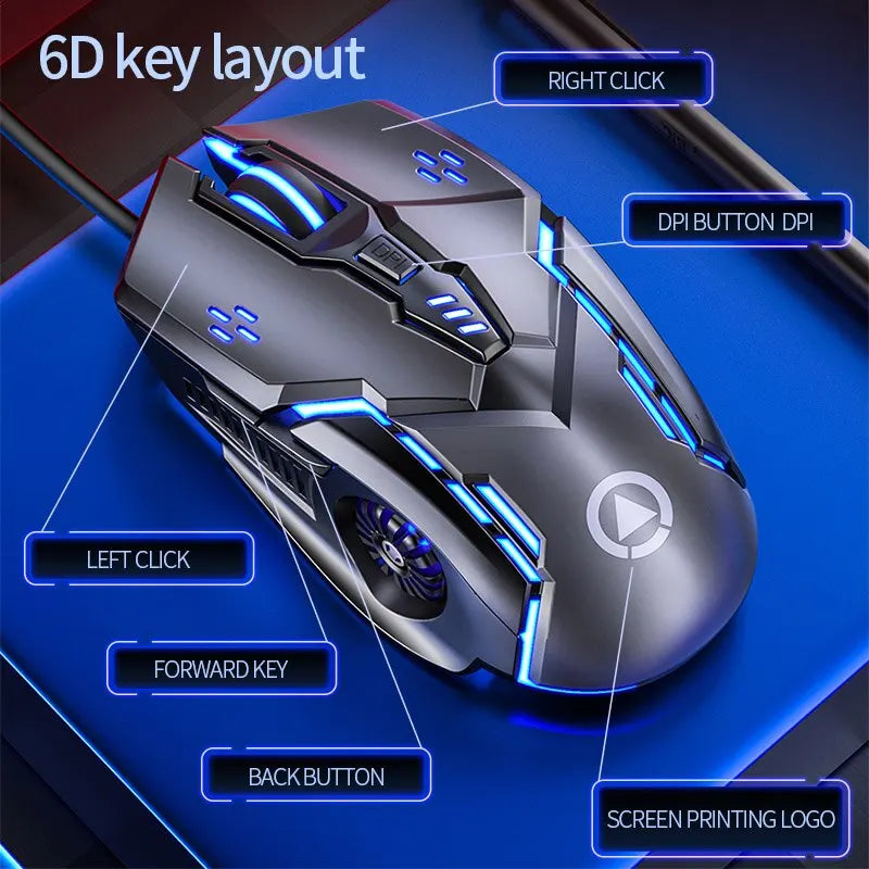E-Sport Silver Eagle G5 Wired Mouse