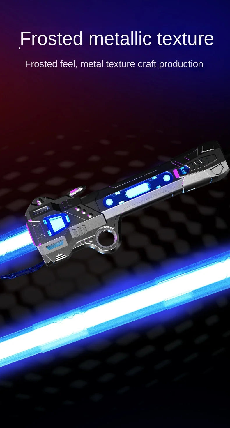 Colourful Glowing Telescopic Laser Sword β Flashing Lights & Sound Effects!