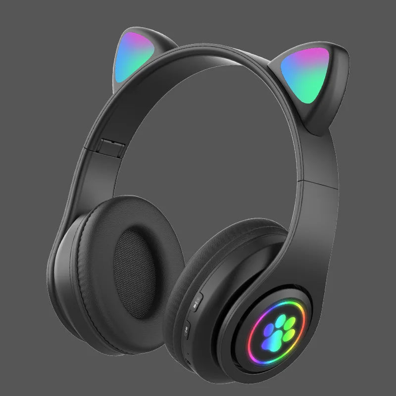 Casque Bluetooth oreilles de chat HAOMAI B39M