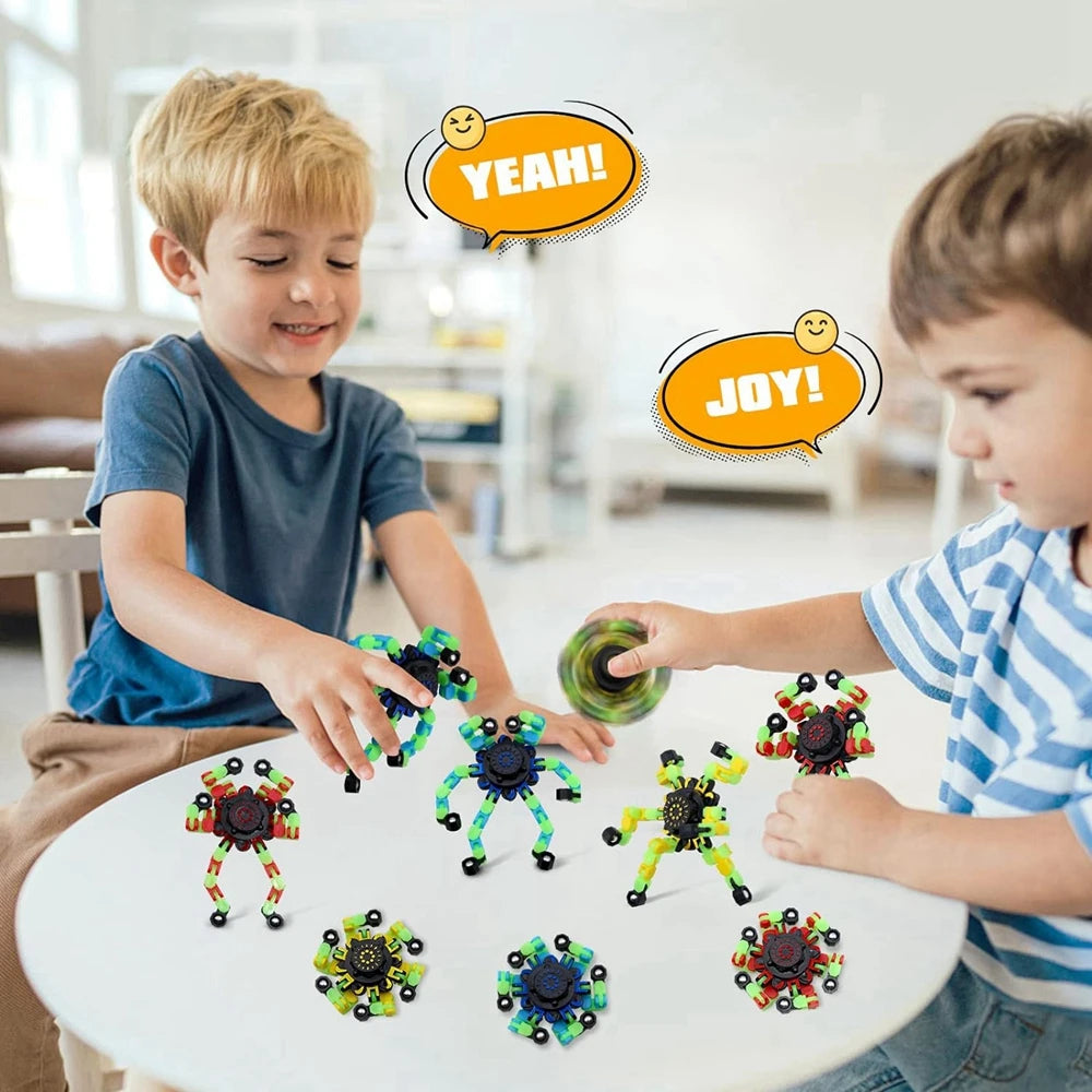 Glow in The Dark Robot Fidget Spinners