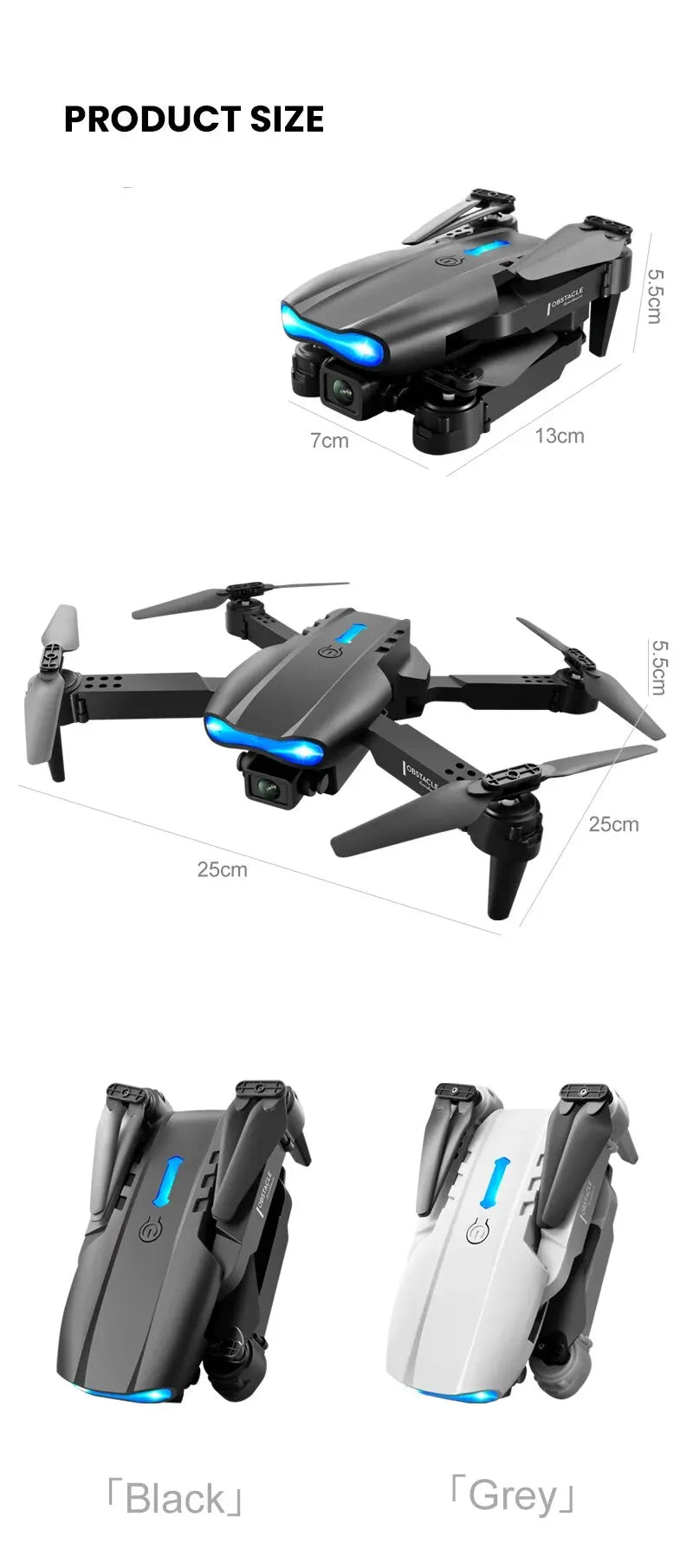 Potentes drones PRO con cámara HD FPV
