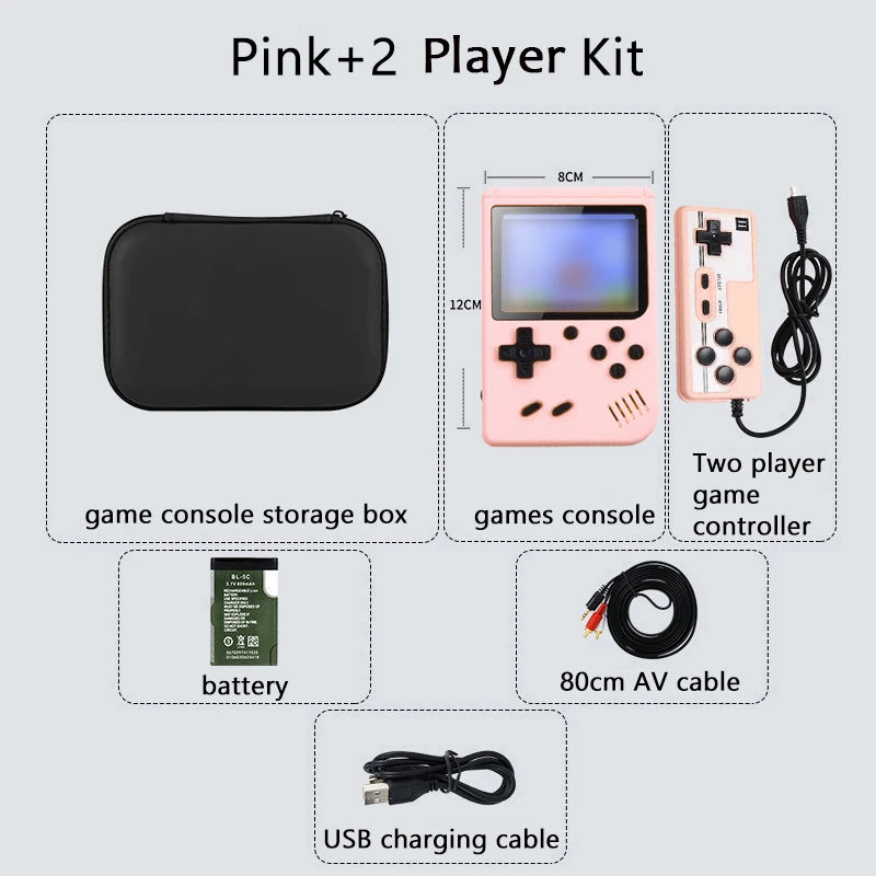Handheld Game Console with Built-in 500+ Classic games