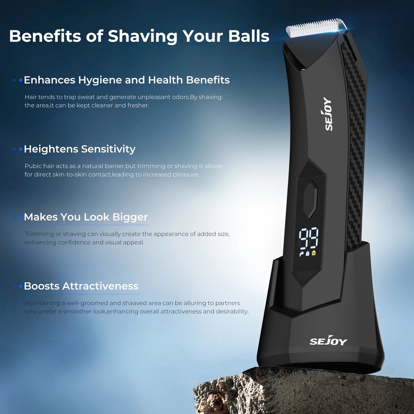 Elite Wet & Dry Precision Grooming: Recortador de vello y cortapelos recargable