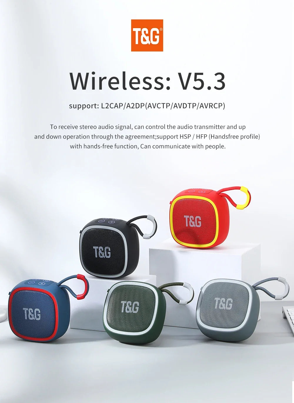 Mini T&G Custom Powerful Bluetooth Speaker