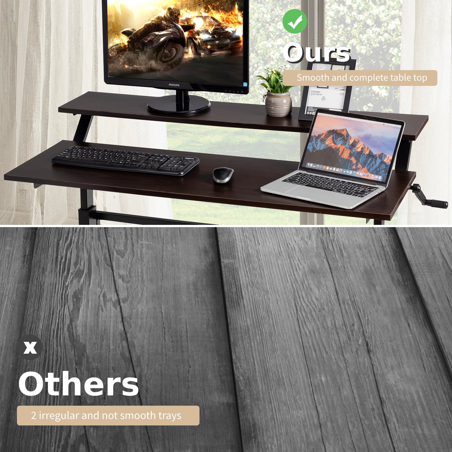 Height Adjustable Sit-to-Stand Desk β Ergonomic & Stylish
