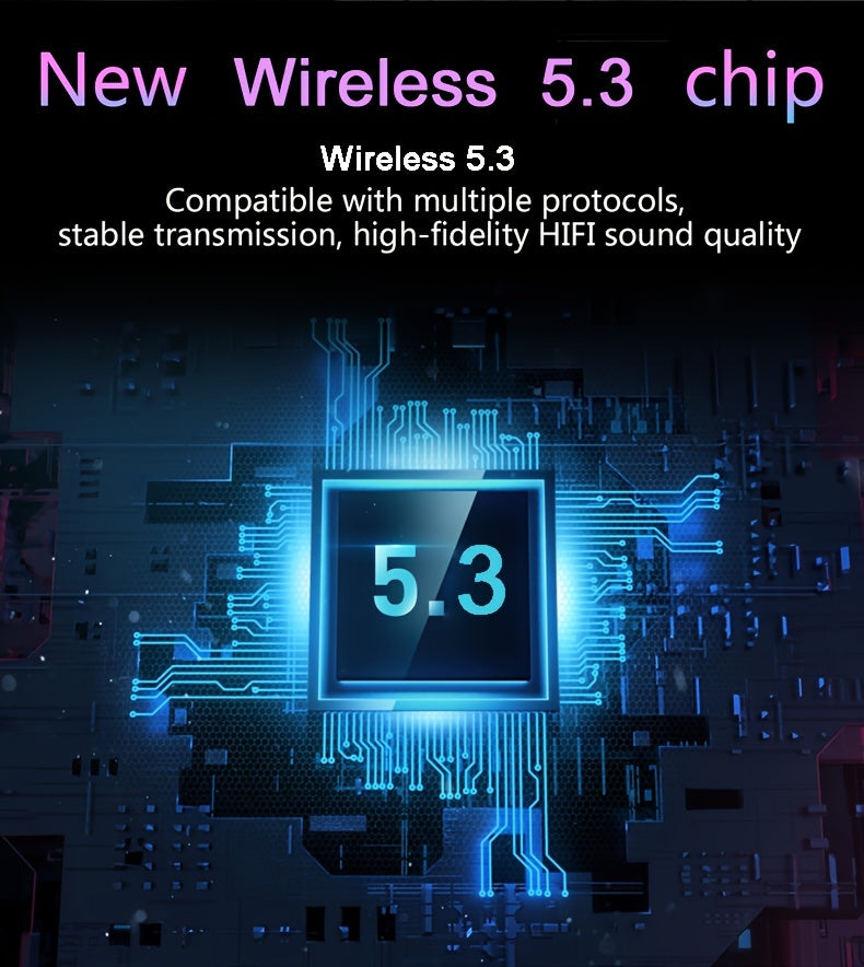 07S Wireless Over-Ear Headphones – HD Sound, Long Battery Life & Comfort