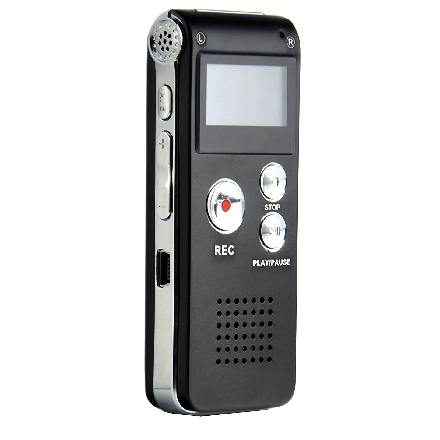 8GB Digital Voice Recorder & MP3 Player – Portable, Rechargeable & High-Quality Recording
