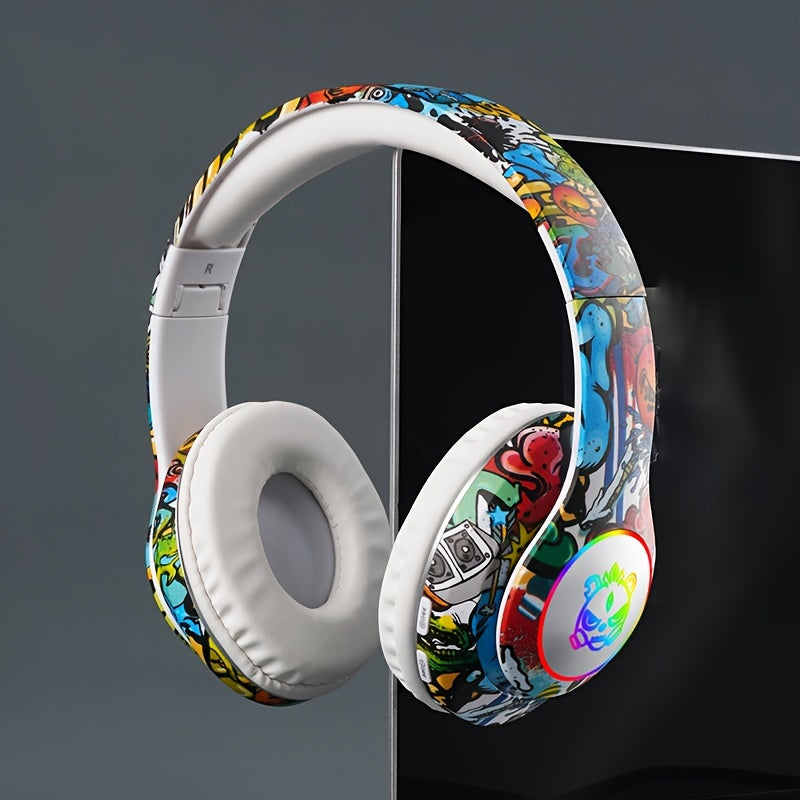 Wireless Foldable Gaming Headphones โ Long Battery Life & Immersive Sound