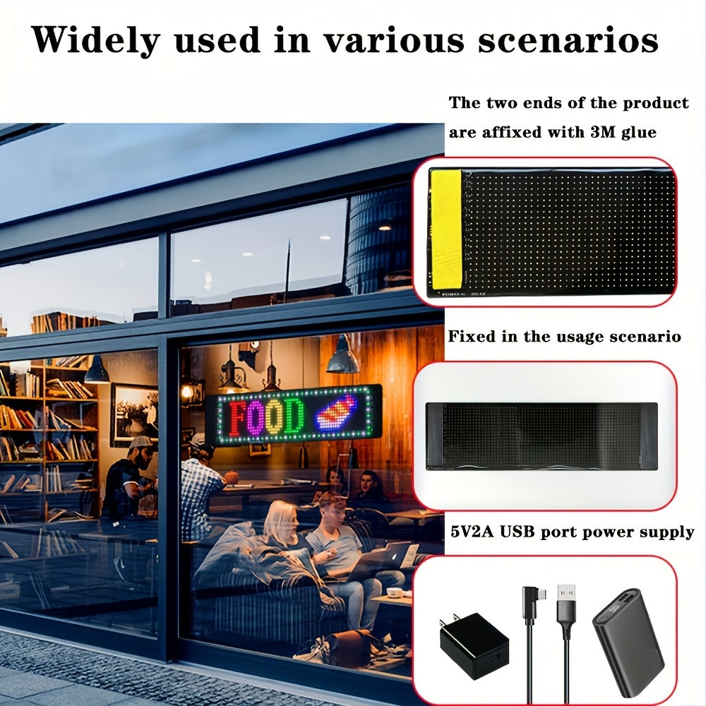 Programmable LED Pixel Soft Light Display โ DIY Text, Patterns & Animations