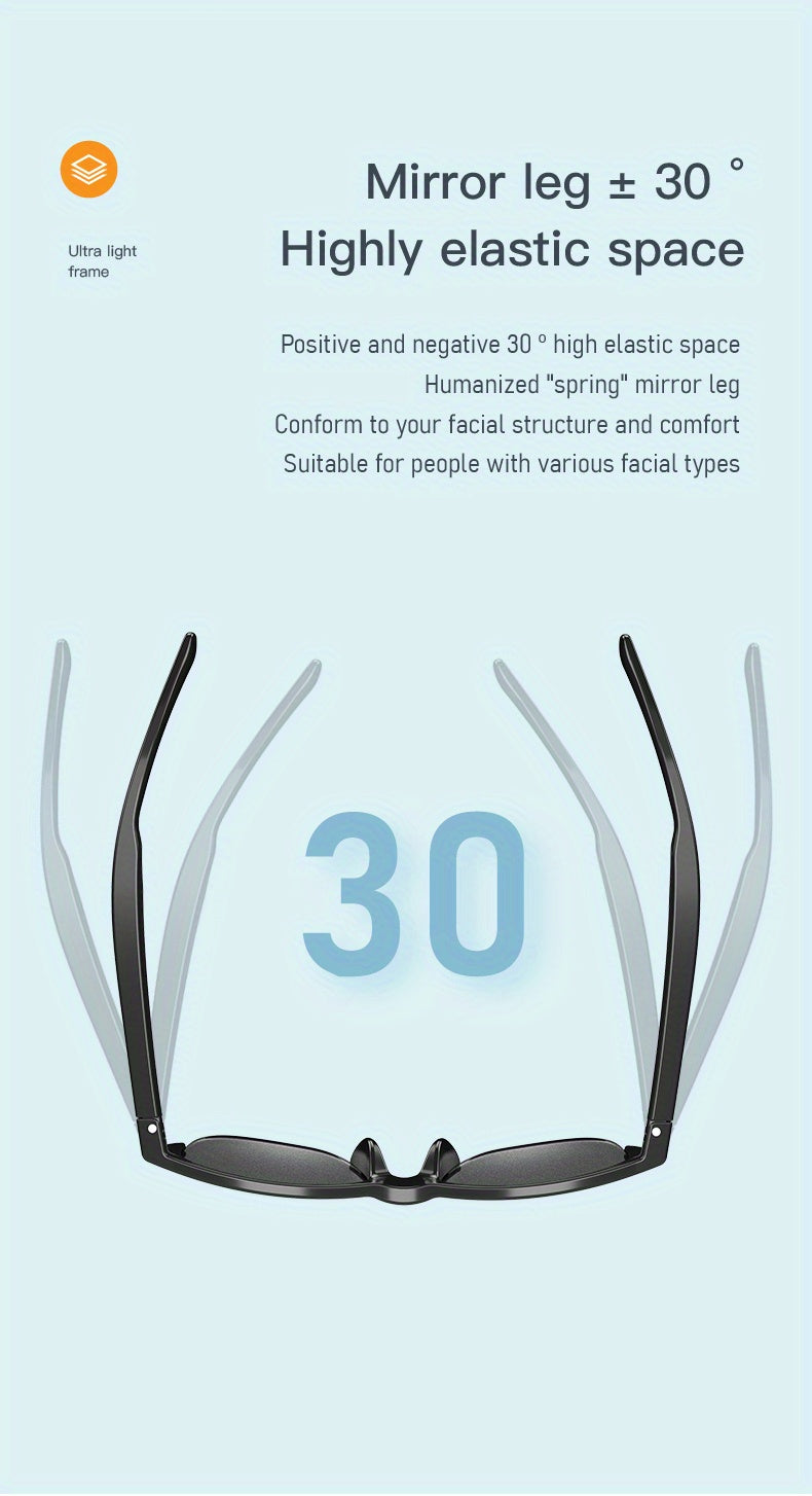 Smart Wireless Glasses – Music, Calls & UV Protection in One