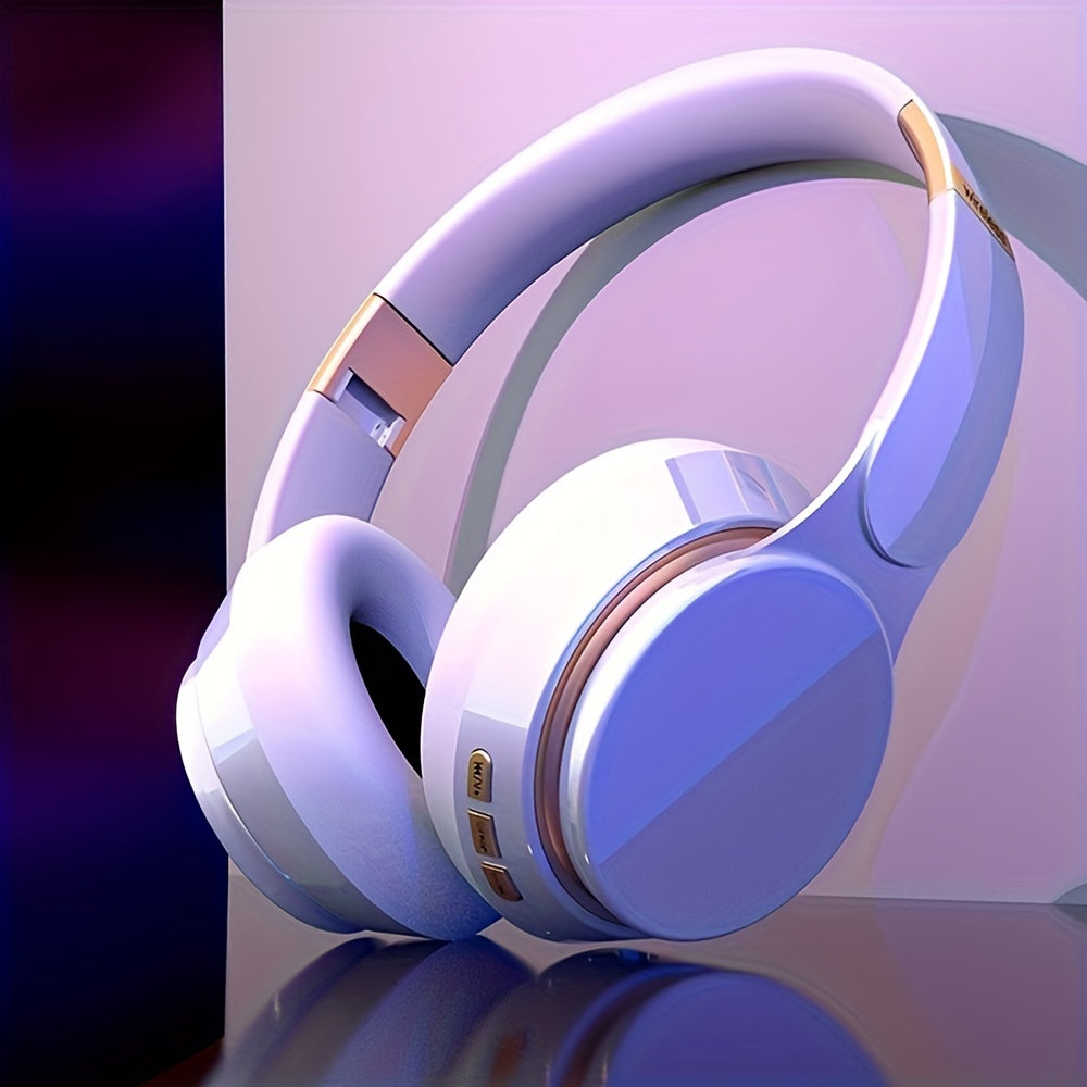 07S Wireless Over-Ear Headphones – HD Sound, Long Battery Life & Comfort
