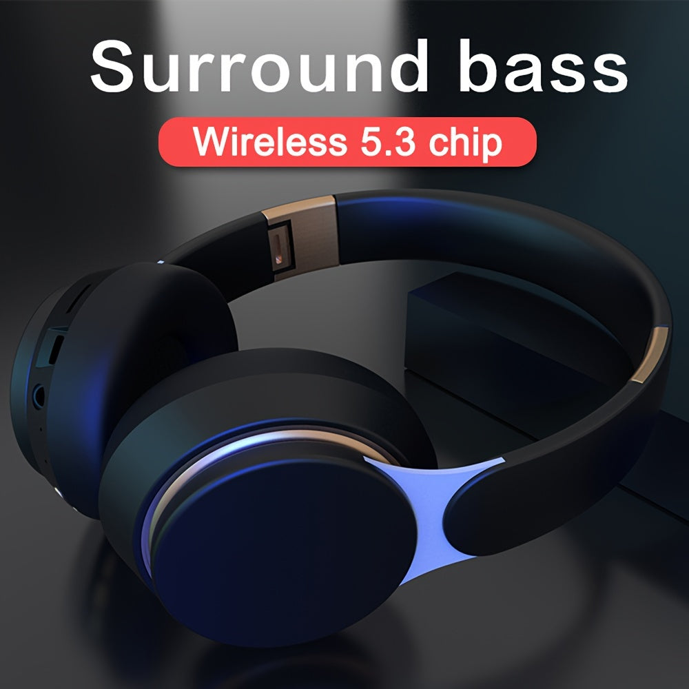 07S Wireless Over-Ear Headphones – HD Sound, Long Battery Life & Comfort