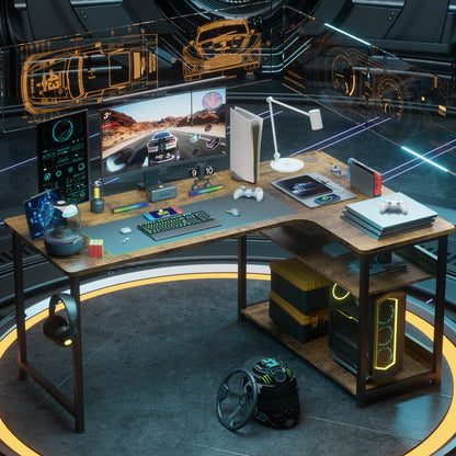 Premium COMHOMA L Shaped Gaming Desk