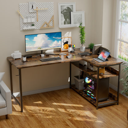 Premium COMHOMA L Shaped Gaming Desk