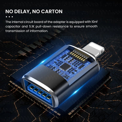 USB 3.0 OTG Adapter for iPhone & iPad – High-Speed Data Transfer & Device Connectivity