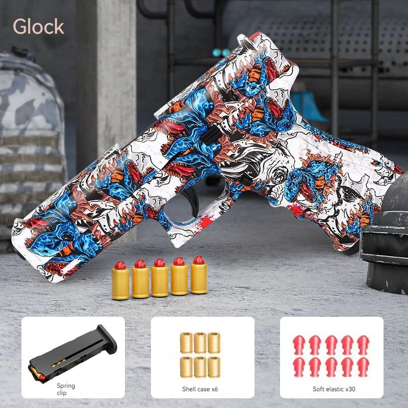 Super Soft Bullet Toy Gun – Realistic Shell Ejection & Manual Action!