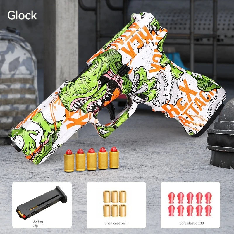 Super Soft Bullet Toy Gun – Realistic Shell Ejection & Manual Action!