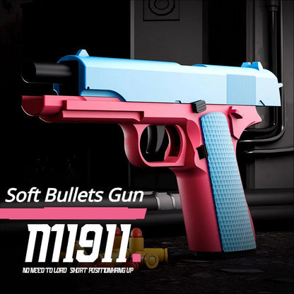 Super Soft Bullet Toy Gun – Realistic Shell Ejection & Manual Action!