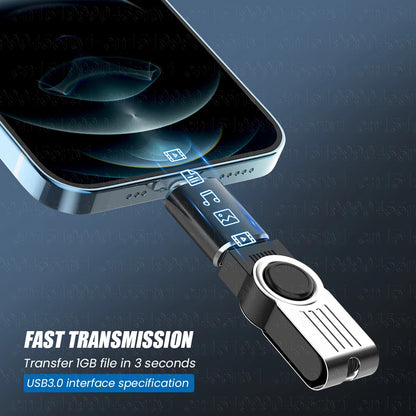 USB 3.0 OTG Adapter for iPhone & iPad – High-Speed Data Transfer & Device Connectivity