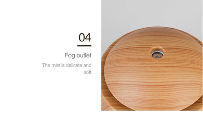 Wood Grain Ultrasonic Humidifier