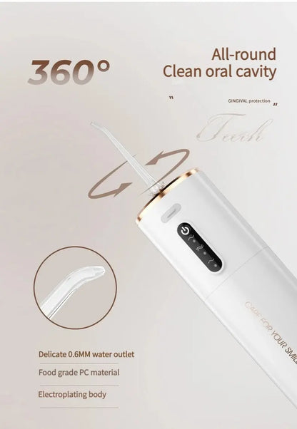 Portable Rechargeable Oral Irrigator – Deep Cleaning for a Healthier Smile!
