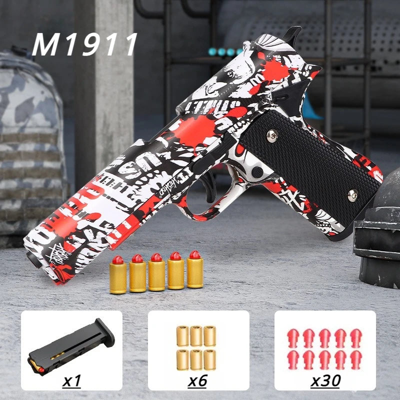 Super Soft Bullet Toy Gun – Realistic Shell Ejection & Manual Action!