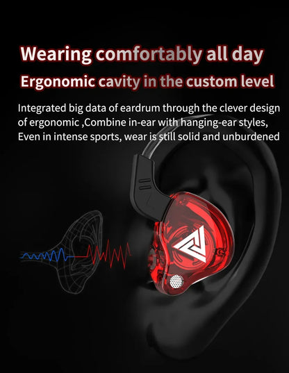 Designer Wired In-Ear Headphones – HiFi Sound, Waterproof & Built for Comfort