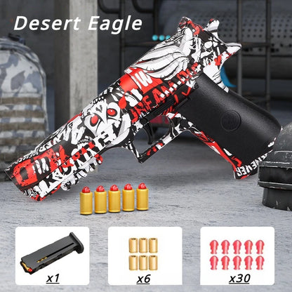 Super Soft Bullet Toy Gun – Realistic Shell Ejection & Manual Action!