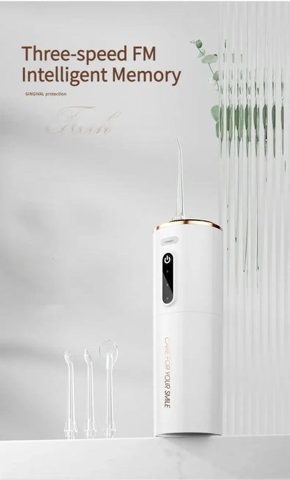 Portable Rechargeable Oral Irrigator – Deep Cleaning for a Healthier Smile!