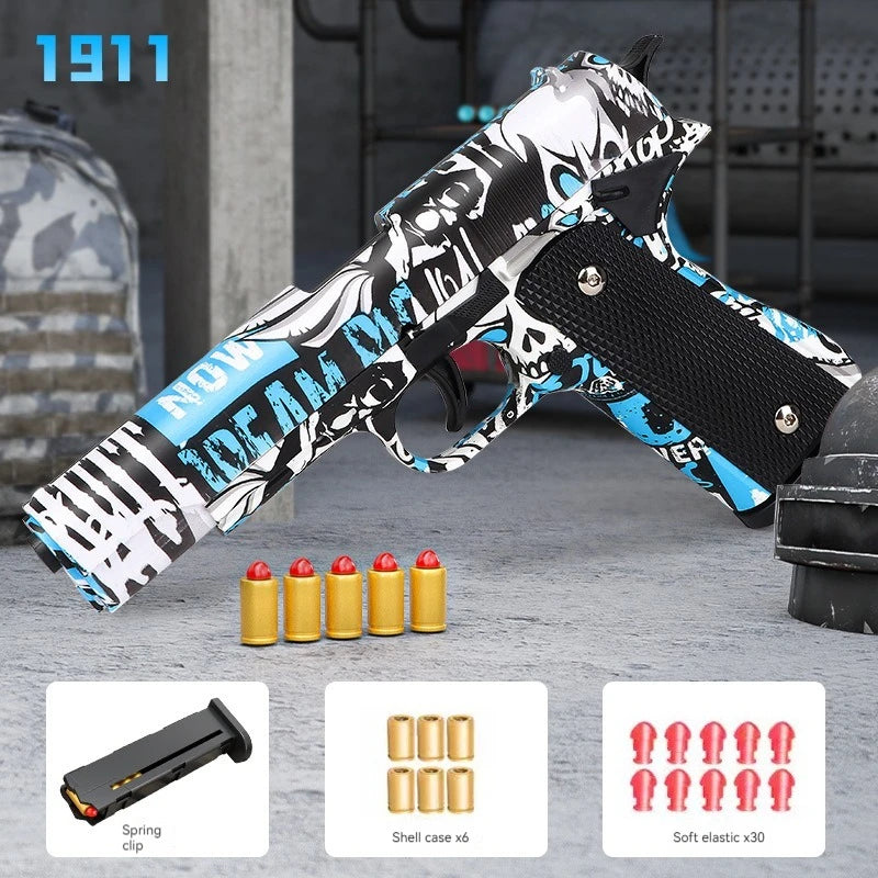 Super Soft Bullet Toy Gun – Realistic Shell Ejection & Manual Action!