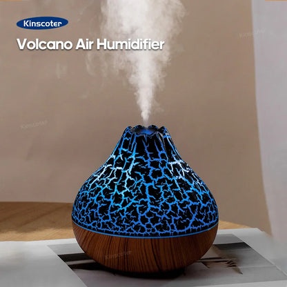 Volcano Air Humidifier with Colourful Ambient Night Light